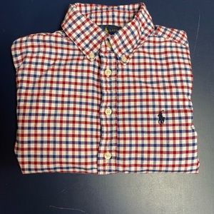 Boys Medium (10-12) Polo Ralph Lauren Long Sleeve Button Down Shirt